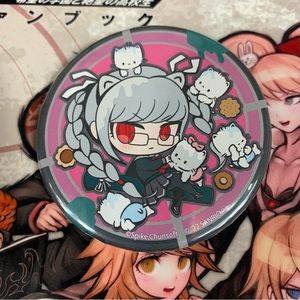 Danganronpa 2 Peko Pekoyama x Nya Ni Nyu Nye Nyon Can Badge